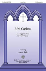 Ubi Caritas SATB choral sheet music cover